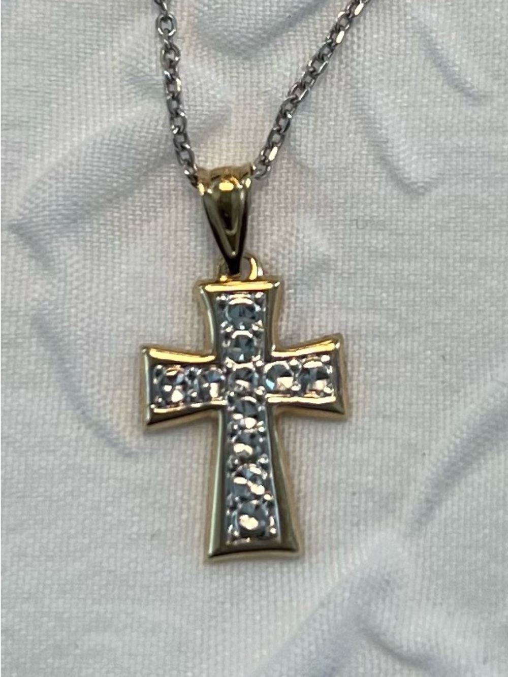 14K Michael Anthony Cross Pendant w/14K Chain